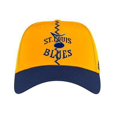 Men's St. Louis Blues Fanatics Branded Royal Heritage Vintage Retro Fitted  Hat