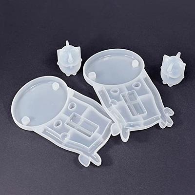 KJMYYXGS 2 Sets Strawberry Resin Jar Mold with Lid, Epoxy Silicone