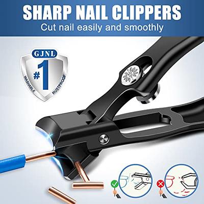 Nail Clippers For Seniors, 360 Degree Rotary Fingernail And Toenail  Clippers With Long Handle Ultra Sharp Sturdy Stainless Steel Heavy Duty  Large Toe