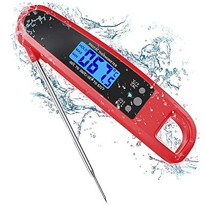 Alpha Grillers Instant Read Meat Thermometer for Grill and Cooking. Best  Waterproof Ultra Fast Thermometer with Backlight & Calibration. Digital  Food
