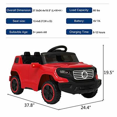 VALUE BOX Electric Remote Control Truck, Kids Toddler Ride On Cars