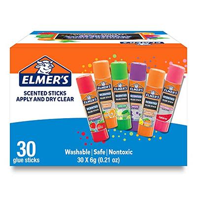 Elmer's Scented Glue Sticks, Safe, Nontoxic School Glue, 30 Count (6g Each)  - Yahoo Shopping