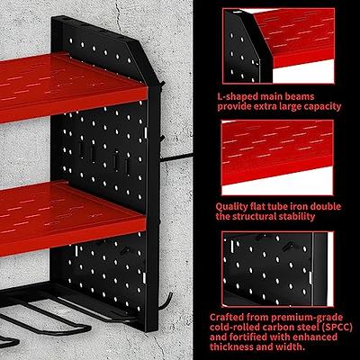 Power Tool Organizer + 2 Shelves | Garage Wall Storage