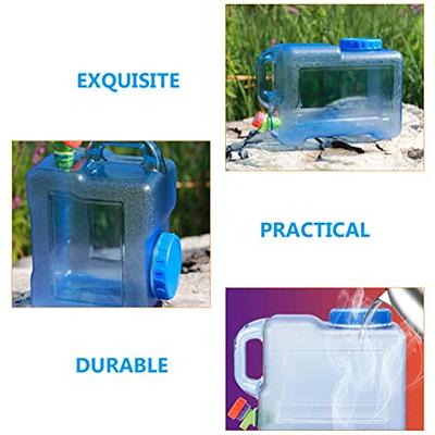 Collapsible Water Bucket, Emergency Water Storage Collapsible Water  Dispenser, Reuseable Foldable Leak Proof Portable Travel Water Bucket for  Camping