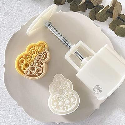 Chinese flower mooncake press mold, hand pressed mooncake dessert DIY, moon  cake puff pastry press mold with 1 stamp DIY (1 * Stamp) - Yahoo Shopping