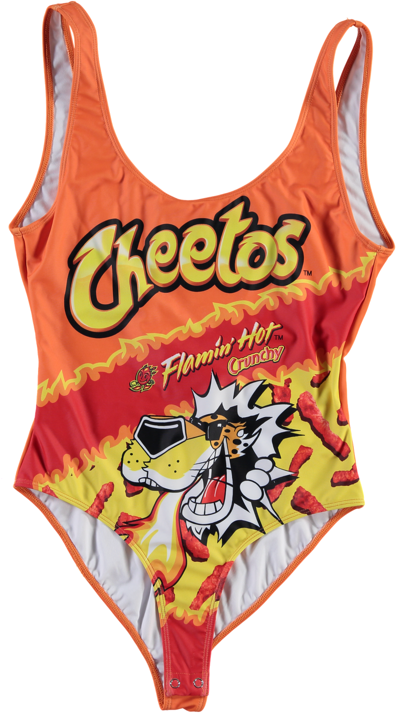 flamin hot cheetos bathing suit