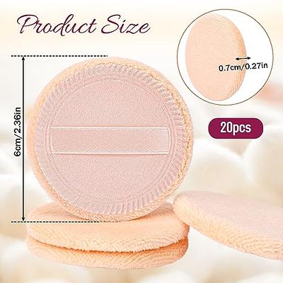 20pcs Triangle Powder Puff, Setting Powder Puff for Make Up, Face Puff Pads  for Loose Powder and Press Powder, Makeup Sponge Powder Applicator for