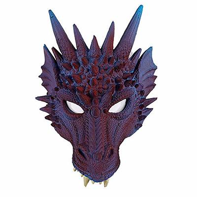 Toyvian 2pcs Mask Halloween Fox Therian Mask Cosplay Costume Half