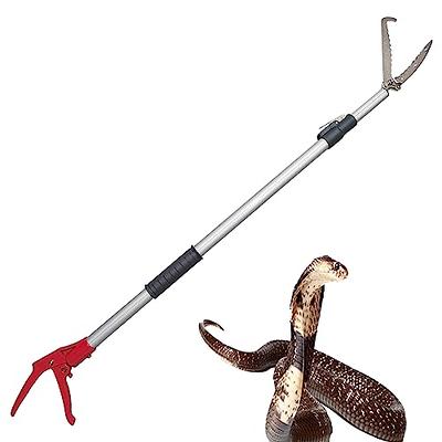 REAYEAXN 89'' Snake Catcher Tongs Professional Reptile Grabber