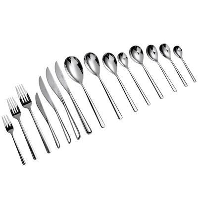 Acopa Inspira 6 1/16 18/8 Stainless Steel Extra Heavy Weight Teaspoon -  12/Case