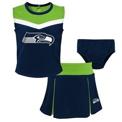 Seattle Seahawks FOCO Colorblock Mesh V-Neck & Shorts Set