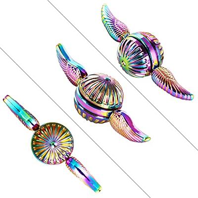 Rainbow Fidget Spinners 7 Pack Fidget Toys for Kids Adults, Metal Hand Spinner  Fidget Bulk Set Desk Toy for Stress Relief Anti-Anxiety Focus, Cool Gadget  Novelty Gifts Party Favor for Boy Girl 