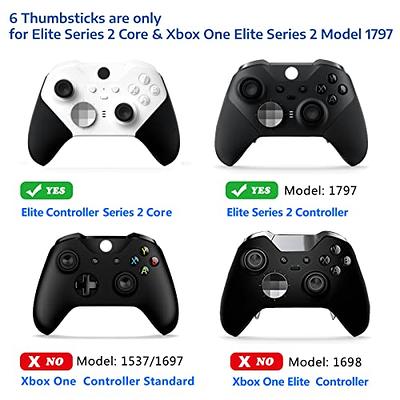 EASEGMER Elite Series 2 Swap Thumbsticks, 6 in 1 Metal Thumb