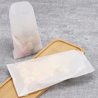 Wax Paper Bags, Glassine Bags 5x7 Inches, 100 Pcs Paper Treat Cookie Bags  Semi-Transparent Cookie Sleeves