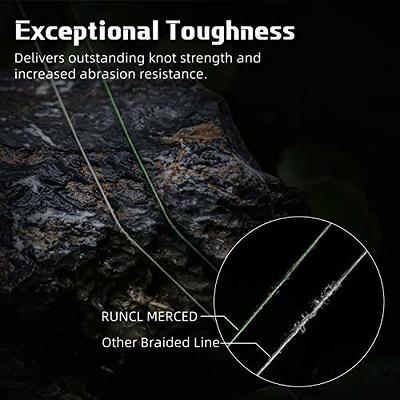 RUNCL Braided Fishing Line Merced, 4 Strands Braided Line