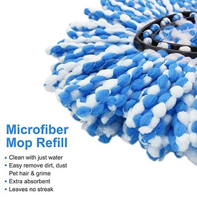 2 Pack Mop Replace Head Microfiber Mop Head Refills for O Cedar EasyWring  Spin Mop 1-Tank System, Easy Cleaning Mop Head Replacement, White - Yahoo  Shopping