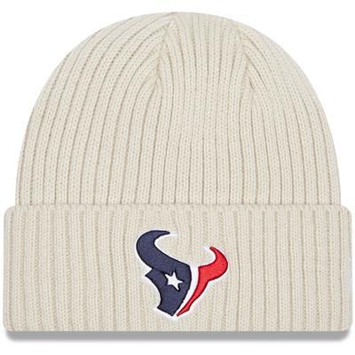 Dallas Cowboys New Era Retro Cuffed Knit Hat with Pom - Cream