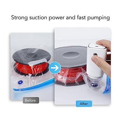 GFRGFH Vacuum Storage Bags, Auto Vacuum Bag Pump Rechargeable Portable  Electric Vacuum Sealed Compression Pump Space Saver Bags for 3D Print -  Yahoo Shopping