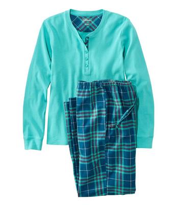 Kids' L.L.Bean X Peanuts Flannel Pajamas at L.L. Bean