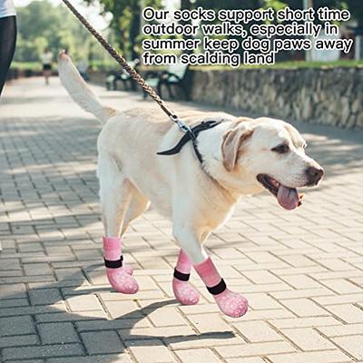 4 Pairs Dog Socks for Small Dogs, Anti Slip Dog Socks, Dog Grip Socks, Soft  Pet Puppy Doggie Socks to Prevent Licking, Non Slip Paw Protection for