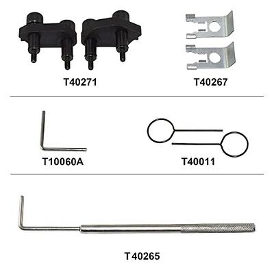 Yuesstloo Camshaft Crankshaft Engine Timing Tool Kit 21PCS & Vibration  Damper Holding Tool Crankshaft Pulley Removal Shock Absorber, Compatible  with Audi VW 1.8 2.0 TFSi EA888, with Gloves - Yahoo Shopping