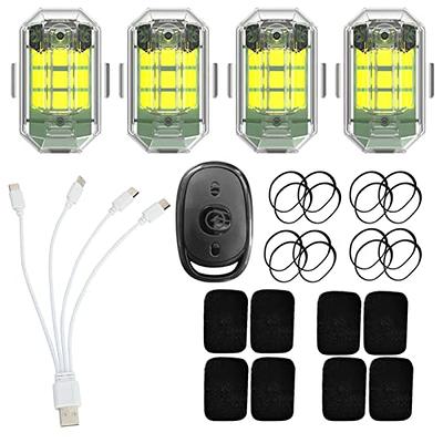 7 Color Led Strobe Lights Aircraft Flashing Anti-collision Led Night Signal  Light For Bicycle Motorbike
