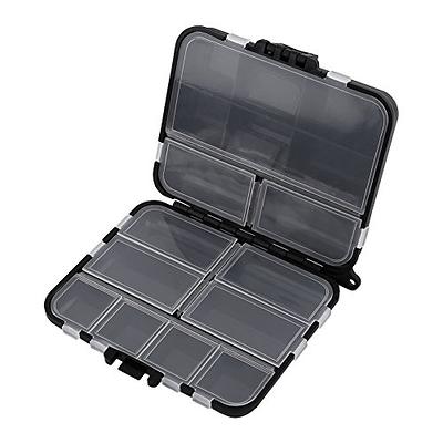 Portable Fishing Baits Case Pocket Size Double Layer Waterproof Fly  Fishing-Bait Storage Case Box Container Fishing Tackle Boxes