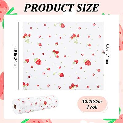 CREATCABIN Plastic Drawer Liners Shelf Cabinet Closet Cupboard Mat Roll  Non-Adhesive Waterproof Non-Slip Proof Refrigerator Kitchen Protector Lining  30 x 500cm White Strawberry - Yahoo Shopping