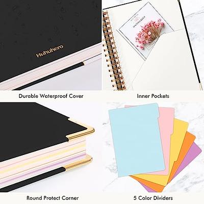 Huhuhero 5 Subject Notebook, College Ruled Spiral Notebook, 7.6 x 10.5  Hardcover Spiral Journal for Women Men, 100GSM Thick Paper Journal for  Wirting Work Note Taking, College School Supplies - Yahoo Shopping