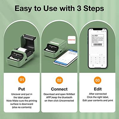 NIIMBOT B21 Label Maker Thermal Label Printer  