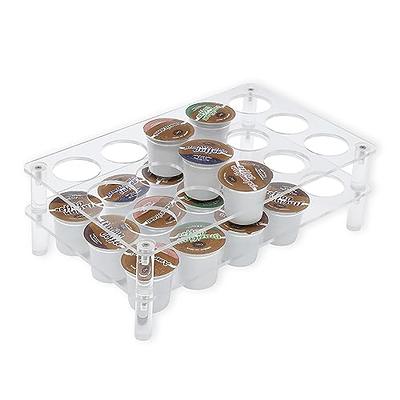 Coffee Pod Drawer Holder K Cup Capsule Storage Organizer 2 Tier Kcup Coffee  Pods Holder With Sliding Baskets for 72 Capacity K Pod, Suit for Home