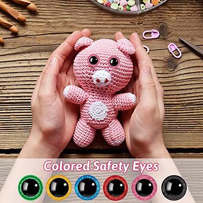 Nelytiya Large Safety Eyes 60pcs Plastic Safety Eyes,30mm Glitter