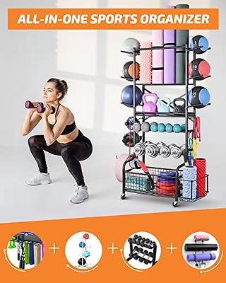 PLKOW Yoga Mat Storage Rack, Home Gym Storage Rack for Yoga Mat, Foam