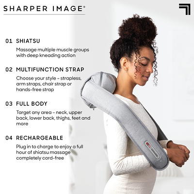 Neck Massager for Neck Pain Relief, 4D Deep Kneading Massagers with 6  Massage Nodes, Cordless Shiatsu Neck and Shoulder Massage Pillow with Heat  for Neck, Traps, Back & Leg, Gifts for Women