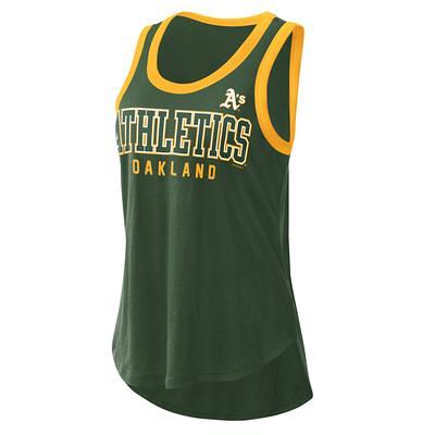 Women's G-III 4Her by Carl Banks Green Oakland Athletics Clubhouse Tank Top  - Yahoo Shopping