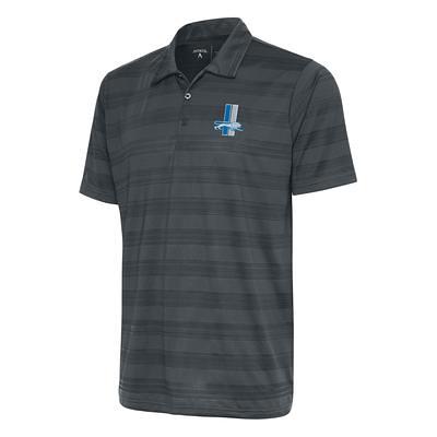 Men's Antigua Charcoal Philadelphia Eagles Compass Polo