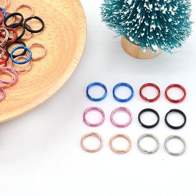 10mm Key Chain Ring Split Jewelry Charm Clasp Supplie Metal Rings Pendant  Fob Hardware For Making 100Pcs - Yahoo Shopping