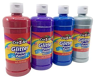 Cra-Z-Art Washable Glitter Paint Bulk Pack 4ct, Assorted Colors