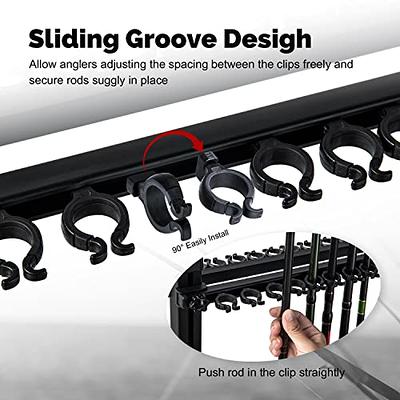 Goture 24 Slots Patented Fishing Rod Holder, Adjustable Groove Fishing Rod  Rack, Space Saving Vertical Standing Fishing Pole Storage Organizer for Home  Garage Storage,Fishing Gear Gifts for Men - Yahoo Shopping