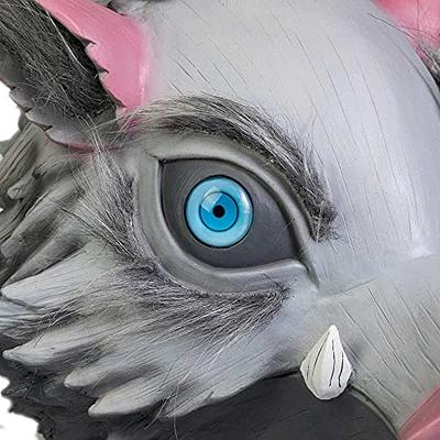 Cosplay Haganezuka Hotaru Mask Netsuke Mask Halloween Masquerade Props  Latex