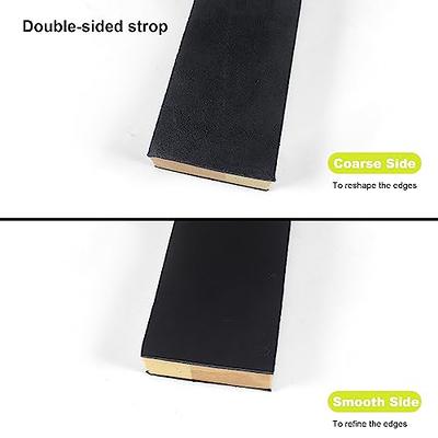 Double Side Leather Strop for Knife Sharpening with Sharpening