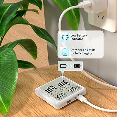 DOQAUS 2-pack Digital LCD Hygrometer Indoor Thermometer Humidity