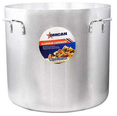 Winco 50 Quart Stock Pot, Aluminum