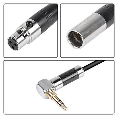 TISINO Unbalanced XLR Female to 1/8 inch (3.5mm) TRS Stereo