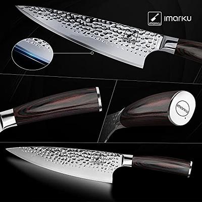 imarku Damascus Chef Knife, 8 inch Kitchen Knife Ultra Sharp