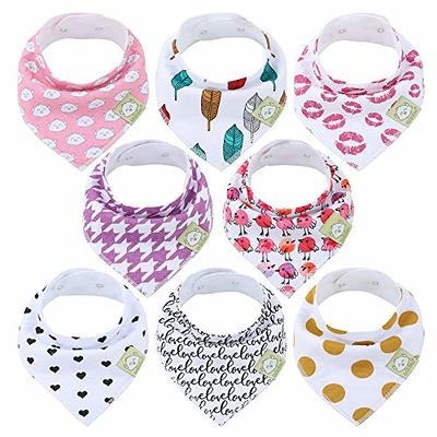 8-Pack Organic Baby Bibs for Girls & Boys - Teething Baby Bib, Baby Boy  Bibs, Baby Girl Bibs, Newborn Bibs, Baby Drool Bibs for Infant, Toddler,  Bibs for Baby Boy, Bibs for