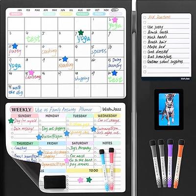 NUOBESTY 1 Set Weekly Planner Board Block Calendar for Desk Whiteboard  Calendar Desktop Calendar Meal Planner for Fridge Chalkboard Calendar for  Wall Clear Memo Board Table Board Household - Yahoo Shopping