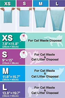 BOS Amazing Odor Sealing Disposable Bags, for Pet Waste (for small dogs) or  Any Sanitary Product Disposal - Durable and Unscented[Size: XXS, Color