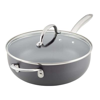 KitchenAid Hard Anodized 12.12 qt. Black Hard Anodized Aluminum