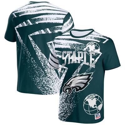 Men's NFL x Staple Green Philadelphia Eagles Split Logo Pullover Hoodie